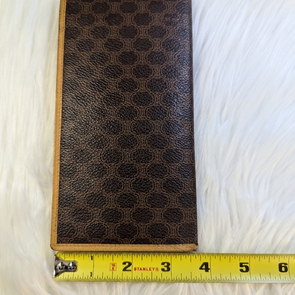 ❤️ CELINE Wallet Bifold Macadam Vintage Leather Coated Canvas ❤️ - Picture 13 of 13